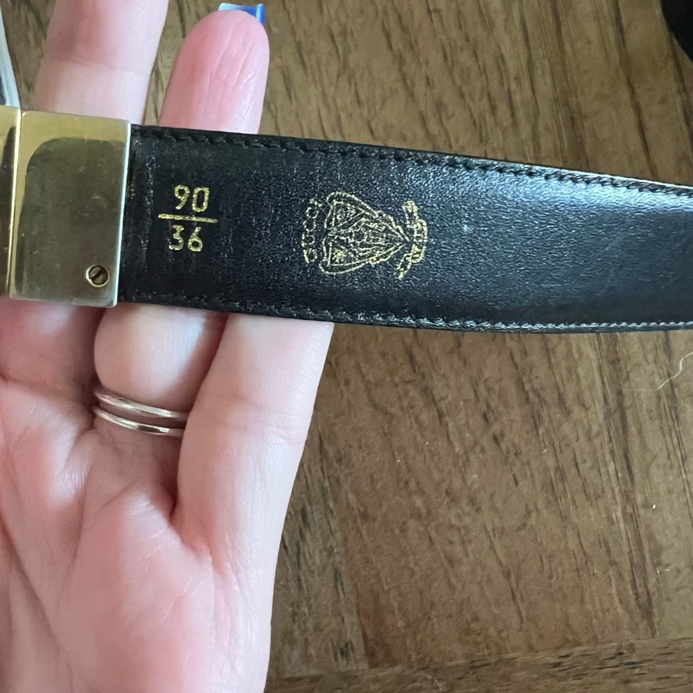 Men’s two tone Gucci belt - Picture 2 of 5